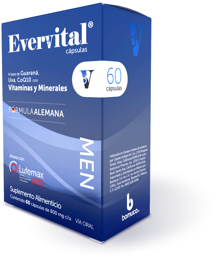 caja de evervital men